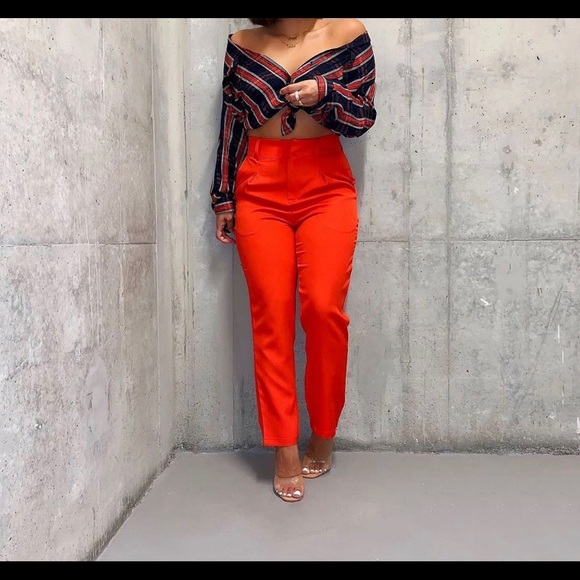 Red Trousers - Picture 2 of 2